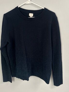 a new day Black Sparkle Crewneck Sweater